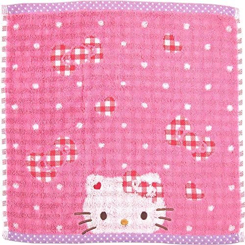 Infield UCHINO Hello Kitty KT Gingham Guest Towel 34 ¡Ñ 35cm Pink 48G1H123 P
