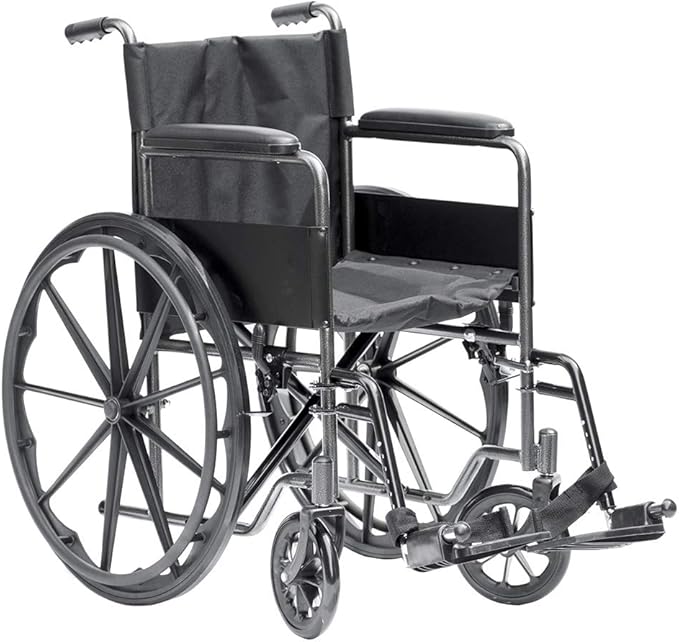 Folding Self Propelled Wheelchair 18'' Amazon.co.uk Health & Personal