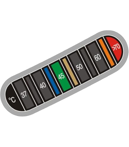 5 PIÈCES AUTOCOLLANT de température numérique thermomètre LCD précis