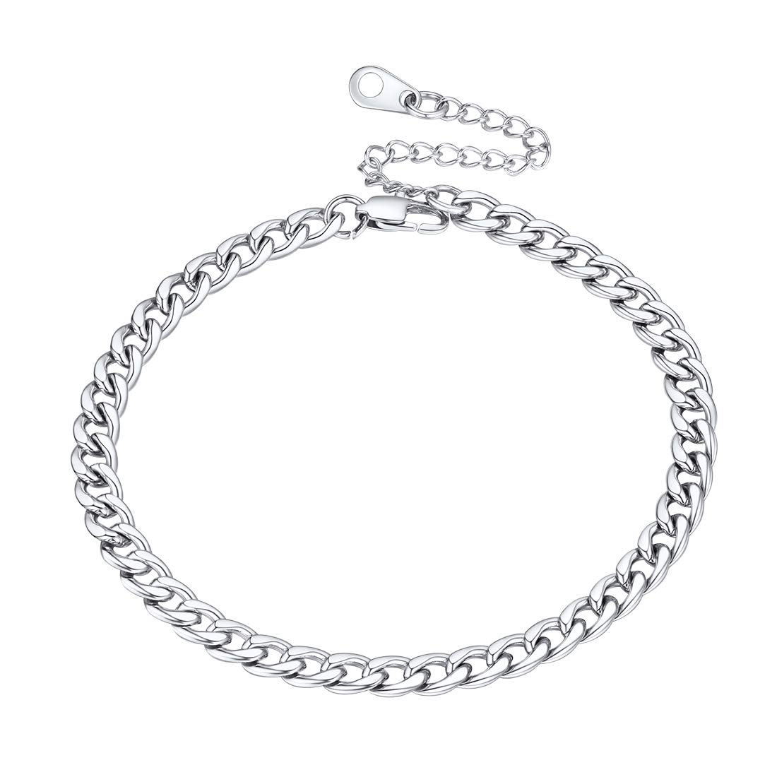 U7 Ankle Bracelets Foot Jewellery for Women Stainless Steel Mens Anklet Anklets Chain Womens Ankle Bracelet