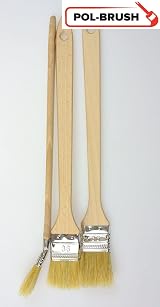 EFO Angled Paint Brush Set 3 pcs 36 mm Long Handle Radiator Edging view 6
