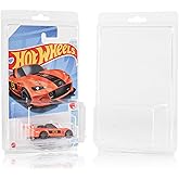 Baskiss 20 Pack Clear Protector Cases Model Car Clamshell Cases Display Case Clear Protective Packs Car Blister Pack Covers C