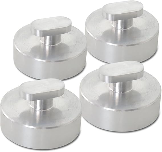 Corvette Lifting Jack Pad Set (4) Billet Aluminum, Jack Stands