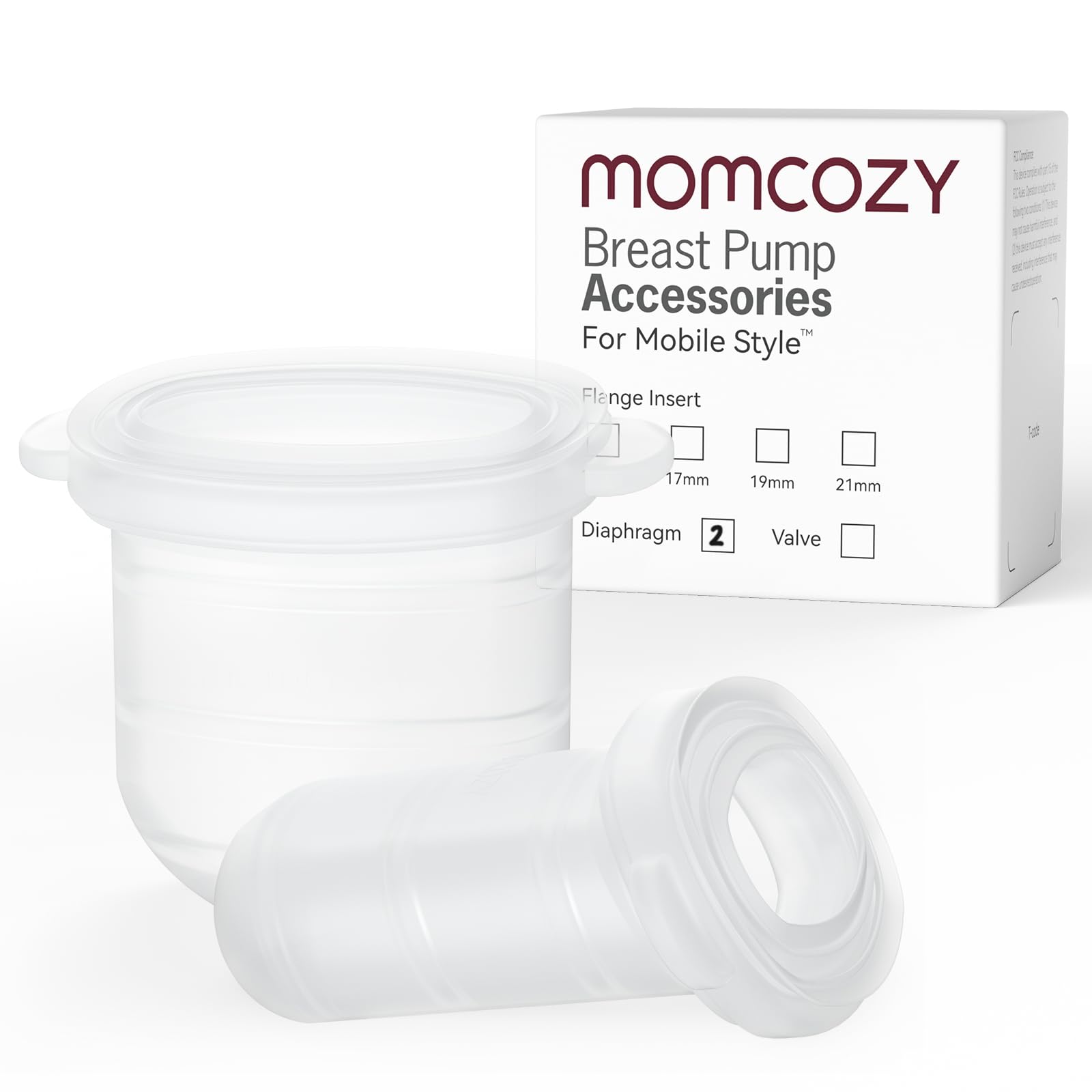 Photo 1 of Momcozy Mobile Style | M6 Diaphragm, Original Mobile Style | M6 Breast Pump Replacement Accessories, 2PCS