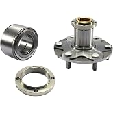 HLBTK 43502-35160 43502-04030 Front Wheel Bearing and Hub Assembly Kit Fits for Toyota Tacoma 4WD 2.4L 2.7L 3.4 1995-2004