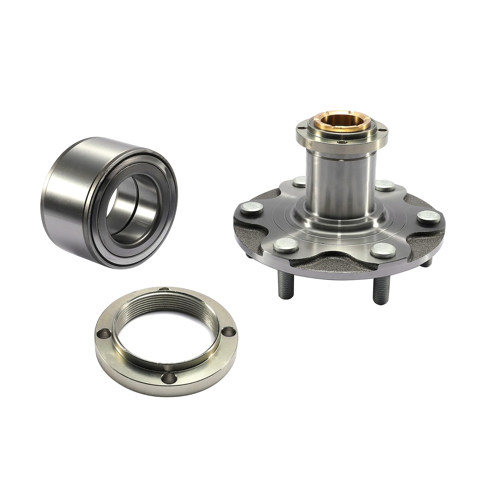 Photo 1 of HLBTK 43502-35160 43502-04030 Front Wheel Bearing and Hub Assembly Kit Fits for Toyota Tacoma 4WD 2.4L 2.7L 3.4 1995-2004