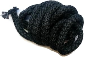 Midwest Hearth Wood Stove Replacement Gasket for Woodburning Stoves - Graphite Impregnated Fiberglass Gaskets (3/8" x 84" Rope)