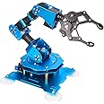 LewanSoul Hiwonder-xArm1S Programming Desktop Robotic Arm with Powerful and Robust Intelligent Bus Servos Featuring Position and Voltage Feedback (Unassembled)