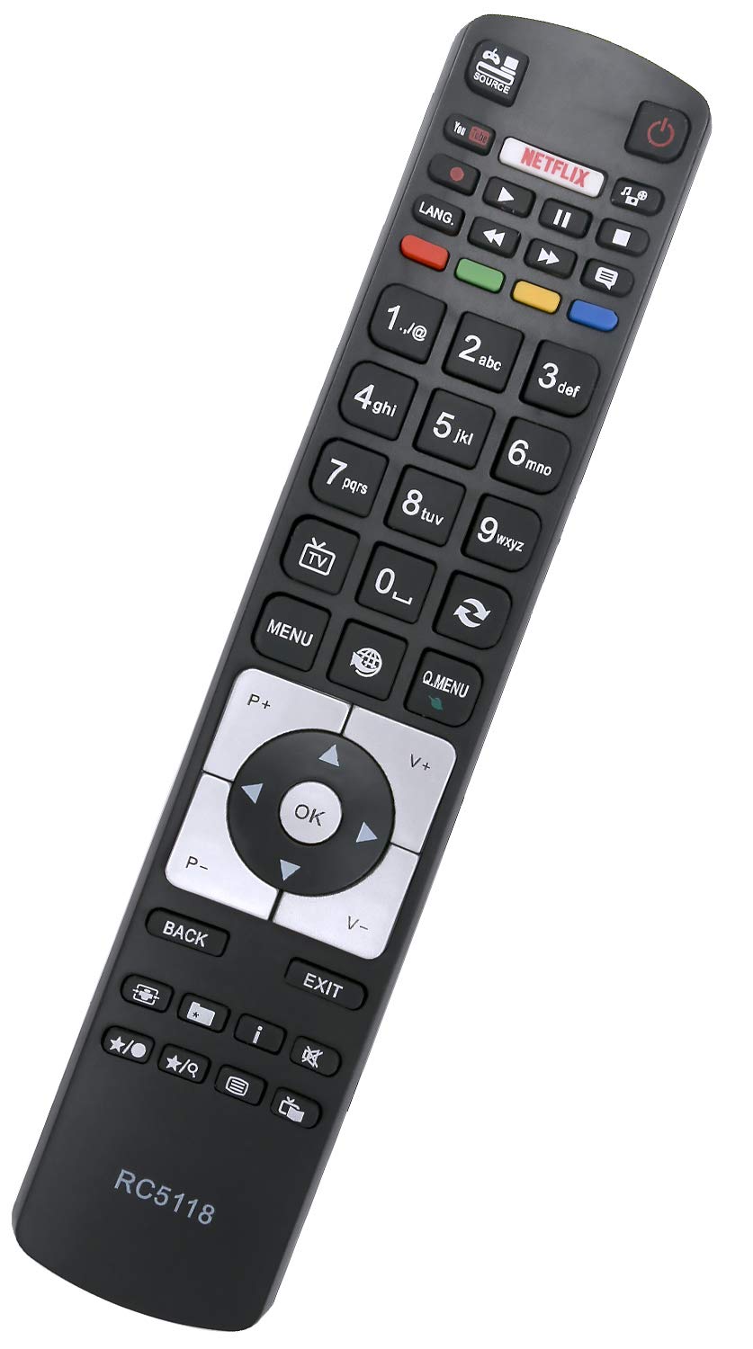 ALLIMITY Remote Control Replaced for Telefunken 32HB5150 32HB5151 43FB5151 43UC7250 49UC7250 55UC7250 65UC8250