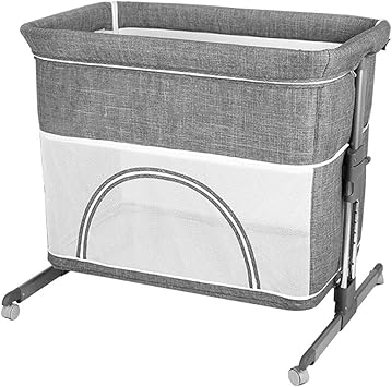 rocking chair with side bassinet