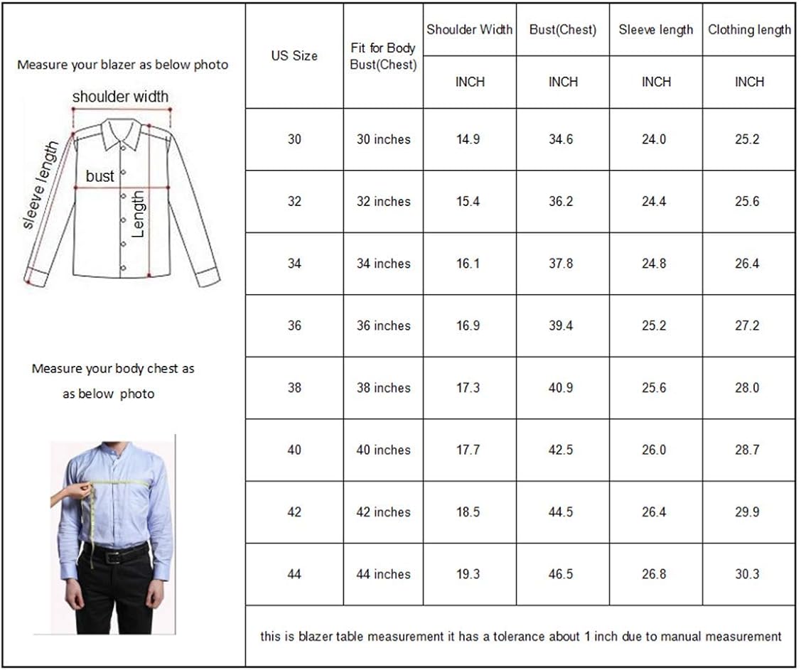 Mens Blazer Slim Fit Sport Coats 22 Colors for Daily Business and Party at  Men’s Clothing store