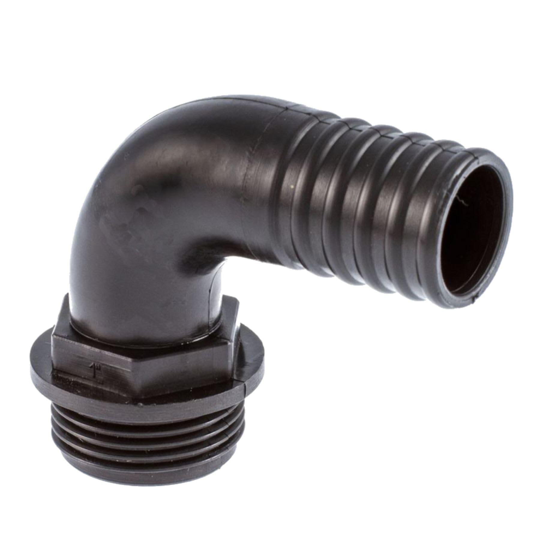 Poly Hosetail 3/4" BSP Male Elbow to 25 mm hosetail