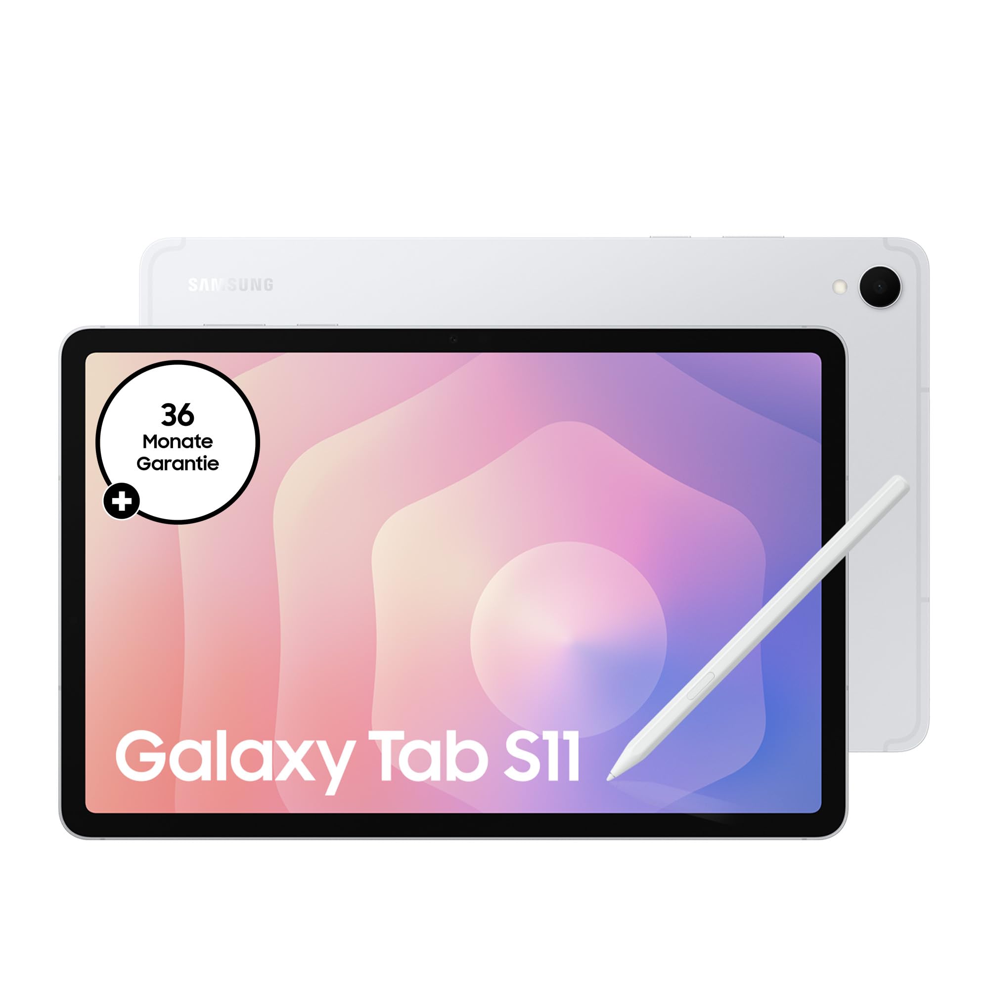 Samsung Galaxy Tab S11, AI Tablet, Wi-Fi, Leichtes Design, Vielseitige KI-Tools, DeX, 128 GB Speicher, 12 GB RAM, Lange Akkulaufzeit, Silver, 3 Jahre Herstellergarantie [Exklusiv auf Amazon]