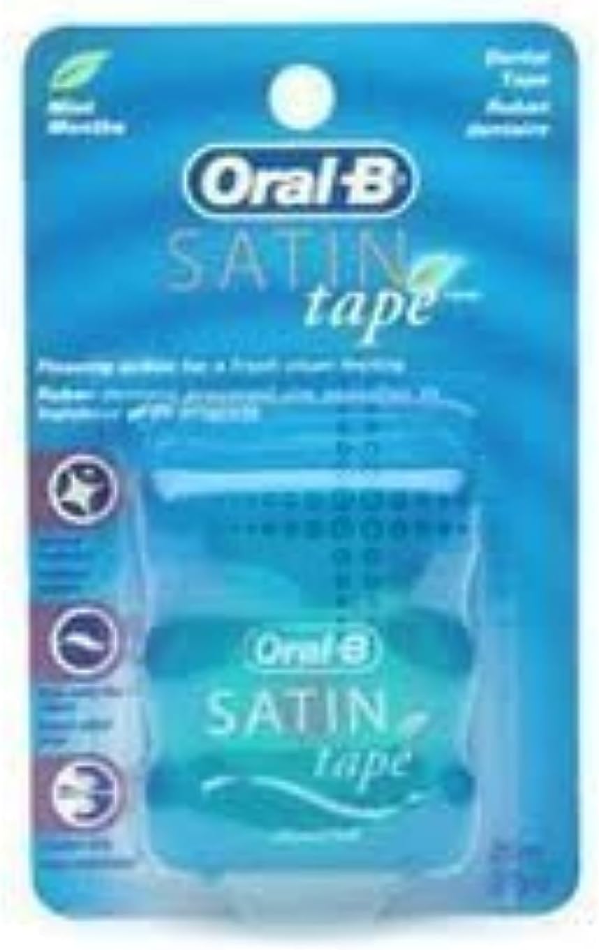 Oral-B Satin Tape Floss 25m Pack of 3 Mint Fresh