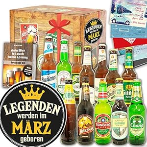 Legenden März ++ 12x Biere Welt und DE ++ Geschenkset März