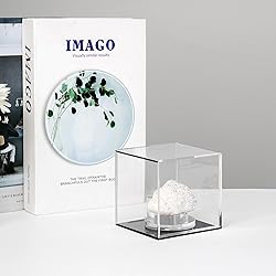 Kcgani Transparent Acrylic Square Cube Containers