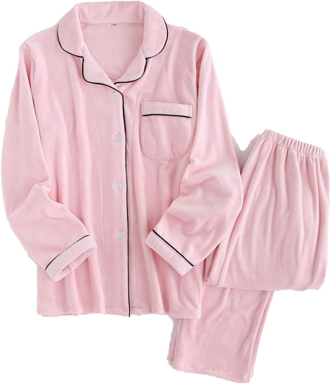 Winter Thicken Velvet Couple Warm Pajamas Women and Men Flannel Elegance Couple Pyjamas