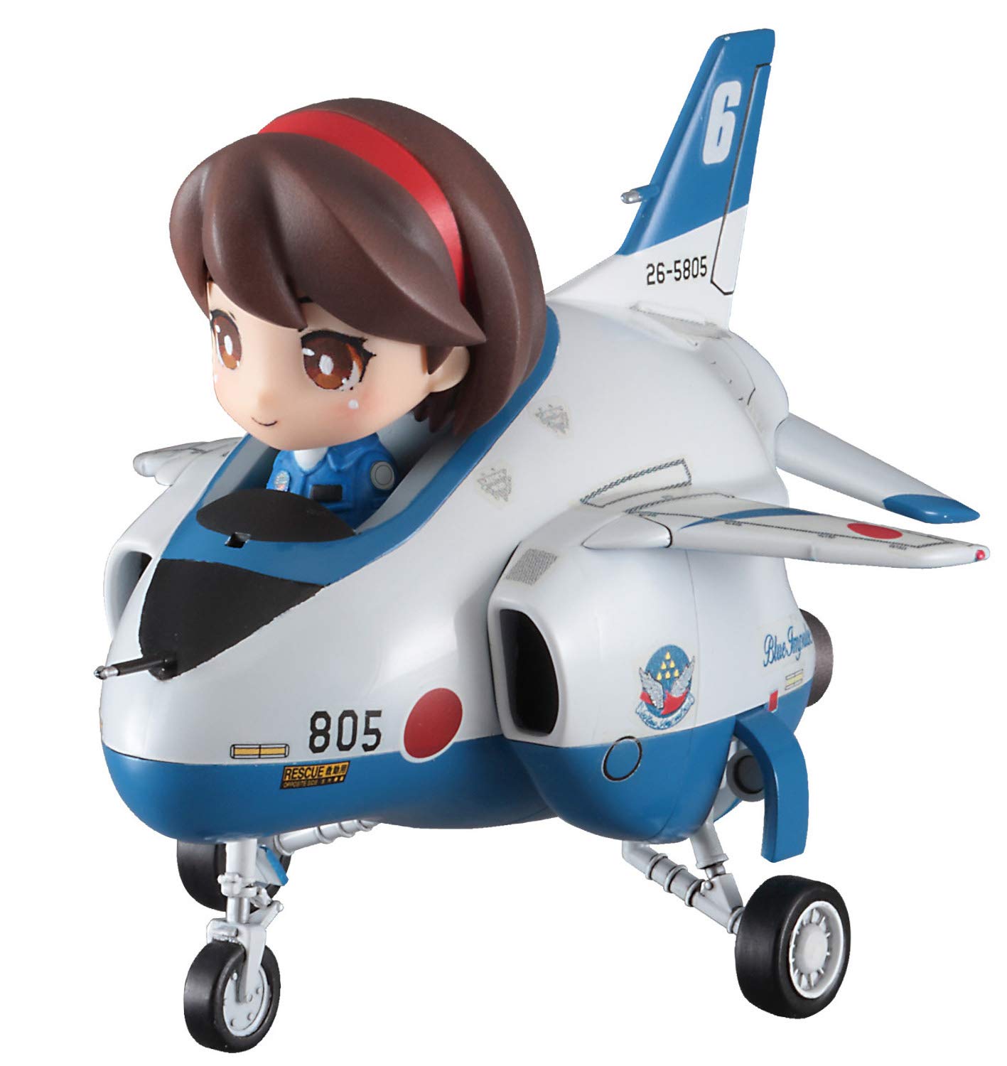 Hasegawa SP444 EGG Girls, Deformer, No. 1, Rei Hazumi with T-4 Blue Imp. Plastic Model Kit