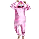 SCOPUCI Unisex Adult Animal Onesie Pajamas, Mens Womens Flannel Halloween Cosplay Costume/Homewear/Sleepwear