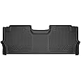 Husky Liners Weatherbeater Floor Mats | Fits 2021-2024 Ford F-150 (Includes 2022-2024 Lightning); 2017-2024 Ford F-250/F-350 SuperCrew w/Fold Flat Storage | 2nd Row, 1-pc Black - 14401