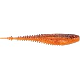 CrushCity Freeloader Soft Plastic Swimbait Minnow, Natural Swimming Action for Jig Heads &amp; Multi-Species Bass Fishing, 4-1/4", Red Craw