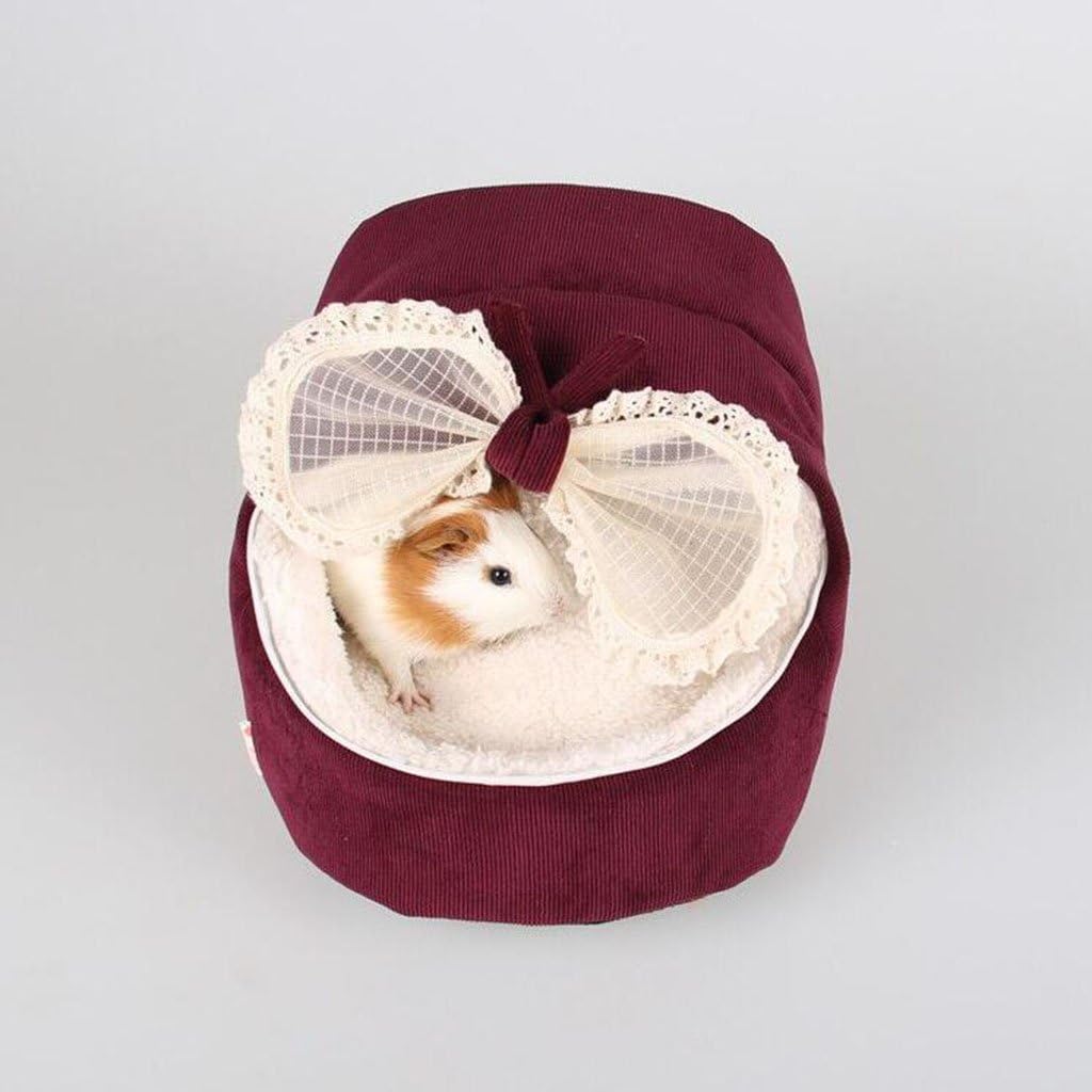 DABUOT Pet Milk Kennel Portable Kennel Milk Dog Ward Newborn Cat Bed Dog Milk Cat Litter,Red,L