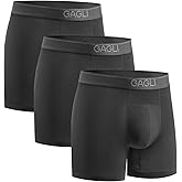 Gagli Men's Underwear Pack, Modal Boxer Briefs, Breathable Underwear for Men, Ultra Soft & Comfortable & Moisture-wicking