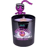 Naturally Wicked Voodoo Spirituality Candle Set - Inc. Voodoo Doll, Crystal, Wood Wick, Raspberry Ritual Scent & Gift Box