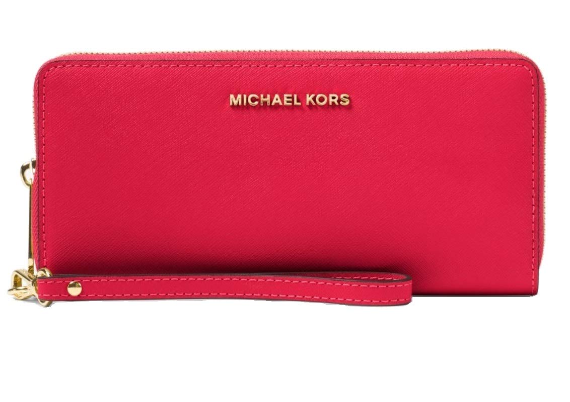 jet set travel leather continental wristlet