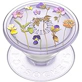 PopSockets Phone Grip with Expanding Kickstand, Adhesive Grip, Cute PopSockets - Purple Fields