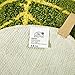 MustMat Non Slip Kitchen Rugs and Mats Cute Leaf Shape Area Rugs Nice for Kitchen Floor/Bathroom/Bedroom 17.7