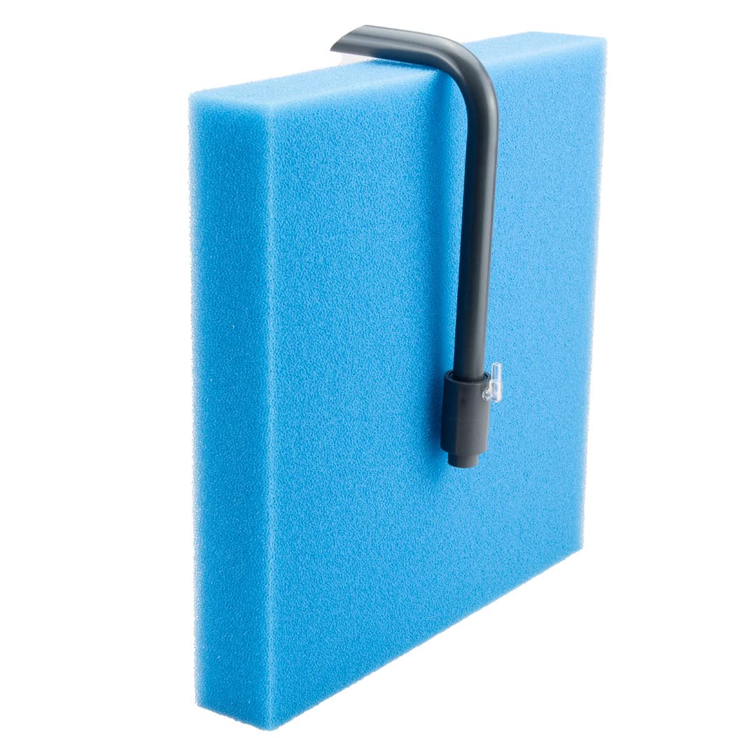 Poret Hamburg Matten Biological Sponge Filter Set 31x30x3cm Polyether HMF shrimp fish fry breed (Blue, PPI 30)