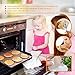 BestGreen BBQ Grill Mats and Bake Mats (6pcs) - 100% Non-stick FDA-Approved, Reusable and Easy to Clean -Black grill mat