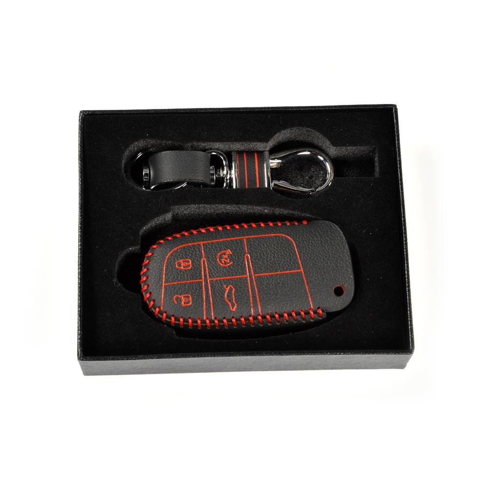 Web限定 Mcarcarキットジープチェロキーグランドチェロキー14車のキーケースレザーキーチェーンfobカバー 4 Buttons レッド Acc Xf 2 B0749n47y4 4 Buttons レッド レッド 4 Buttons 人気no 1 本体 Finn Addict Fishing Com