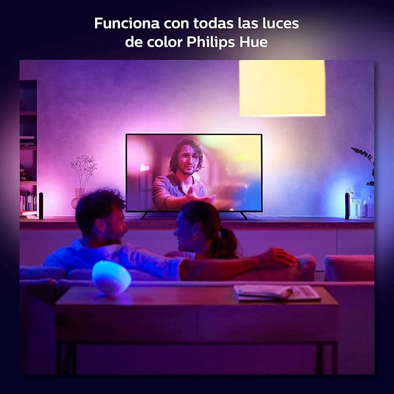 Play Gradient - Tira led inteligente, Luz blanca y luces de colores, tira de luces inteligentes de 65 Pulgadas, sincroniza con contenido de pantalla, Compatible con Alexa y Google Home