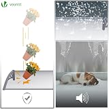 VOUNOT Front Door Canopy Outdoor Awning 120x80 cm Grey view 5