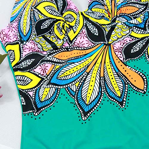 ASERTY Womens One-Piece Swimsuit Swimming Costume Padded Swimsuit Monokini Push Up Bikini Sets Swimwear - Thumbnail 5
