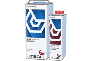 GENERIC AkzoNobel U-TECH 4.0 Select UTECH Clearcoat Clear Coat 4:1 Mix 1.25 Gal. Kit Med Hardener