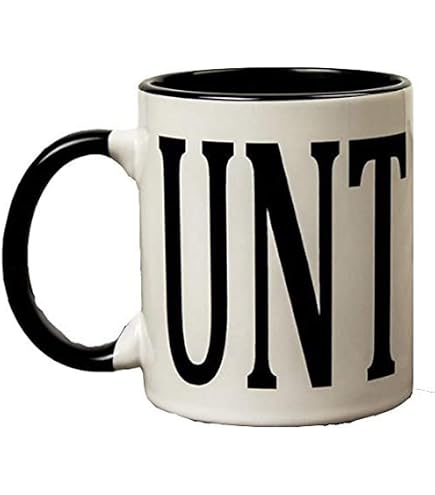 Amazon.com: Adult Humour Rude Gift Cup Ceramic UNT CUNT With Black Handle Ceramic  Coffee Tea Mug Cup : Home & Kitchen