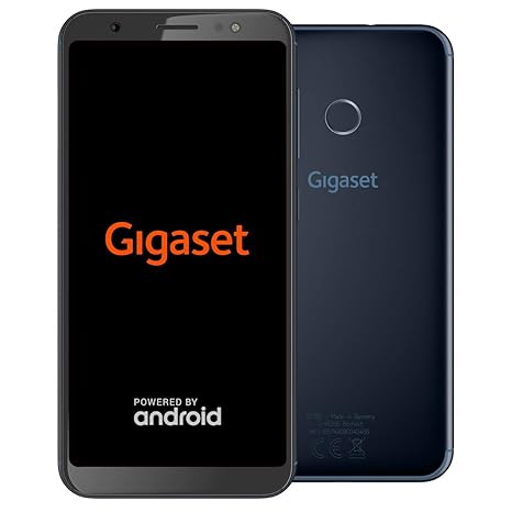 Gigaset GS185 Smartphone ohne Vertrag (4000mAh Akku, 16GB Speicher, 2GB RAM, 4G LTE, (5,5 Zoll) HD+ 18:9 Display, Android 8.1