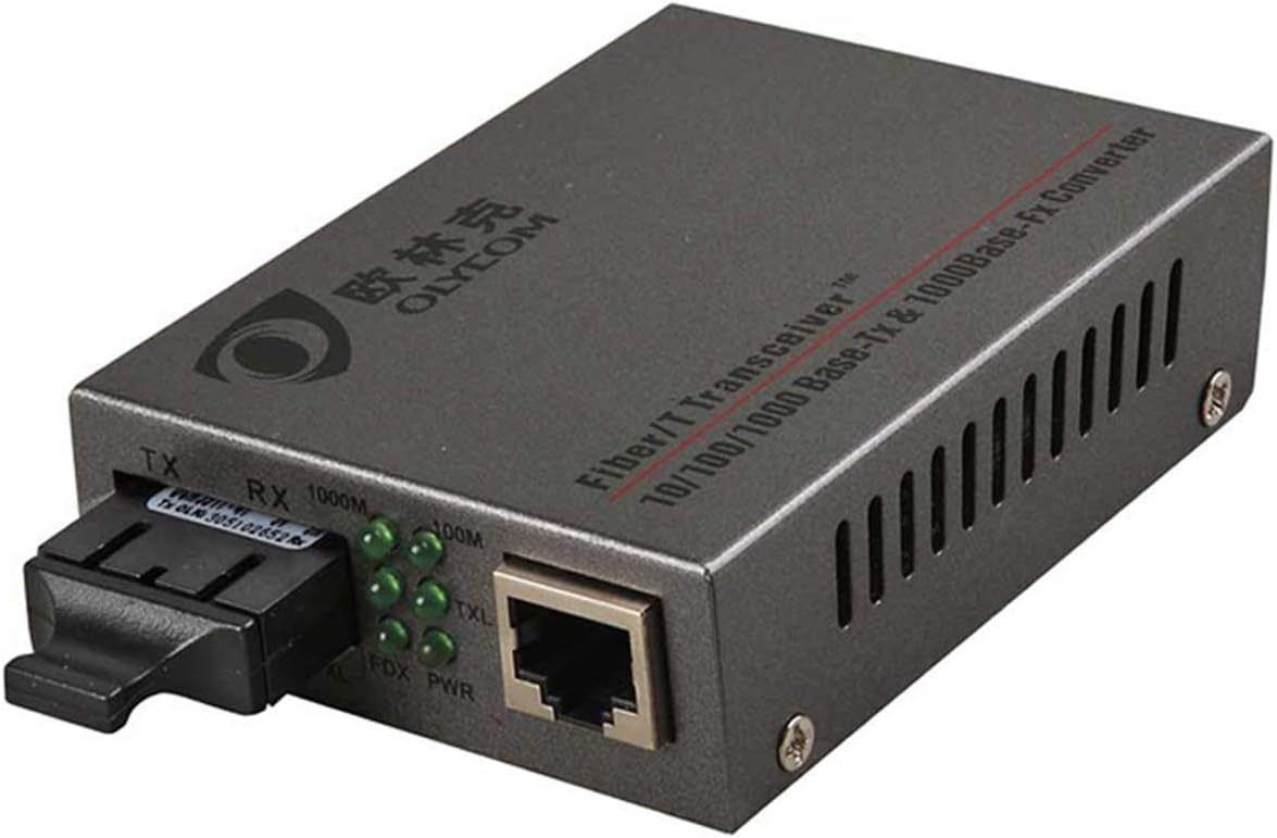 Fiber CAT 5 Converter Gigabit Optical Transceiver