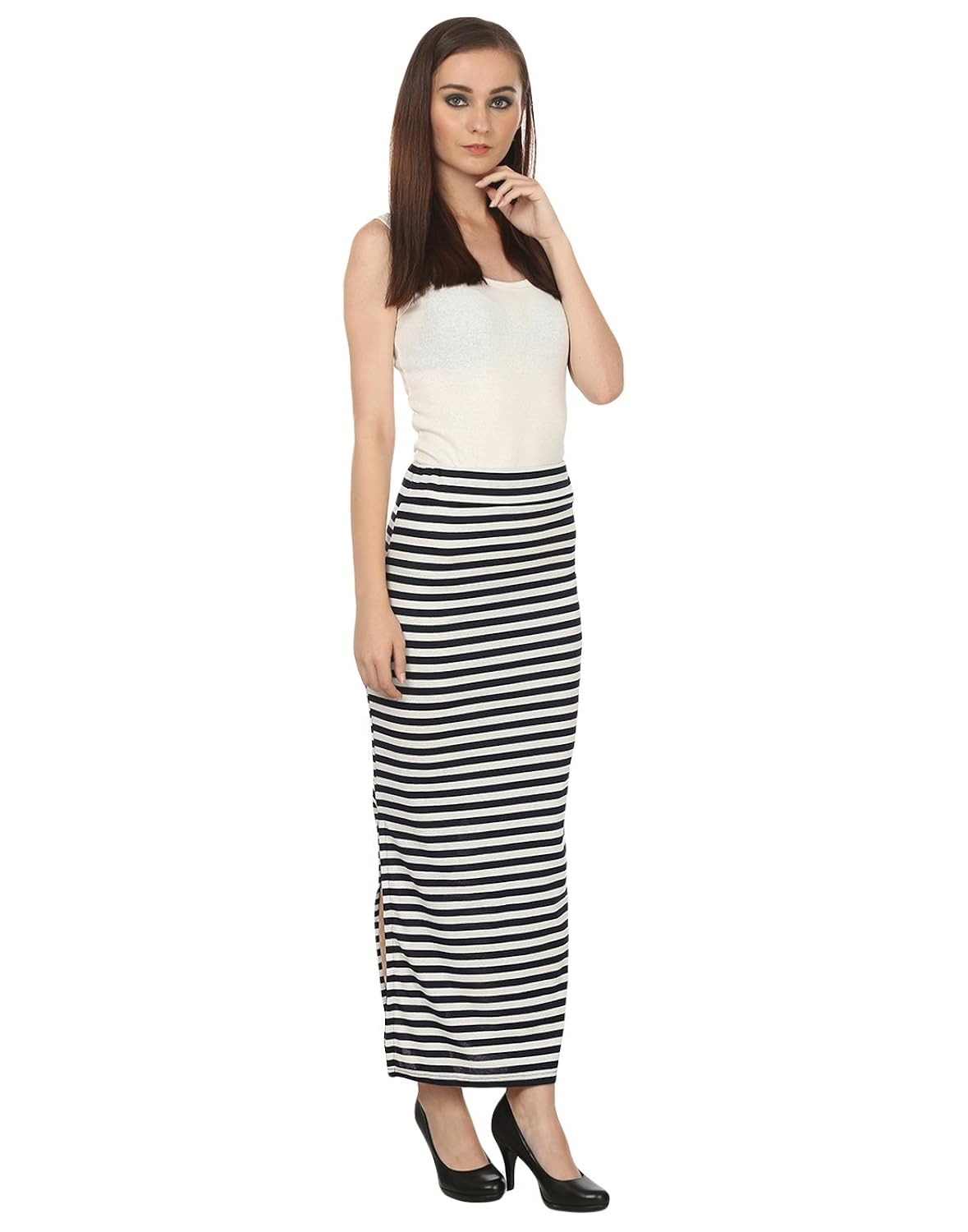 my swag hosiery straight casual women pencil skirt