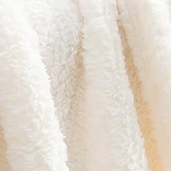 Ultra Soft Cozy Sherpa Throw Blanket, Solid Antique
