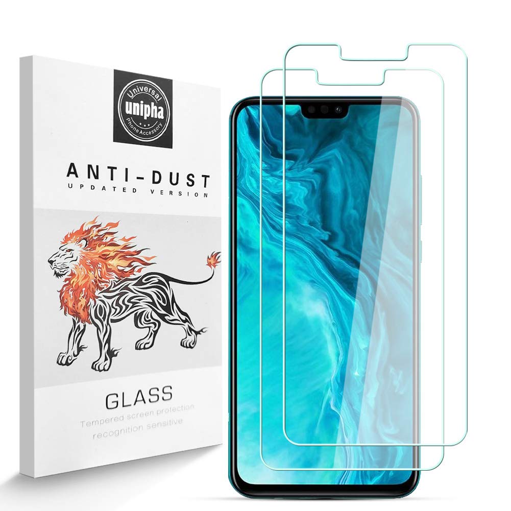 Screen Protector for Huawei Honor 9X Lite [2 Pack], 9H Hardness Tempered Glass, 2.5D High Definition Film, Bubble Free, Screen Protector Compatible with Huawei Honor 9X Lite