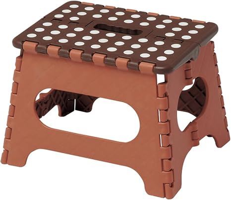 Amazon Co Jp セシール Cecile アイデア雑貨 折りたたみ式キッチンステップ ブラウン ショウ Wf 35 Wf 35 ホーム キッチン