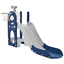 Virubi 5 in 1 Toddler Slide Playset, Climbing Toys
