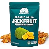 Mavuno Harvest Organic Dried Jackfruit - No Sugar Added -1lb Resealable Bag | Natural & Preservative Free - No Sulfur Added -