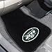 FANMATS 17593 NFL - New York Jets 2-pc Embroidered Car Mat Set | Black | 17