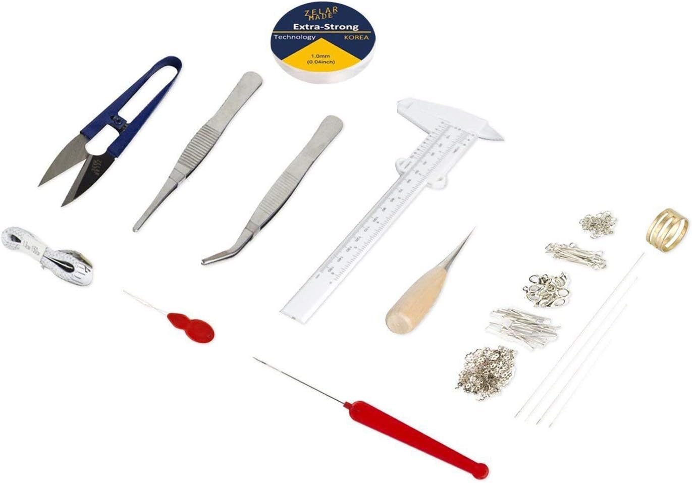 Jewelry Tools,222 pcs Jewelry Tools Kit Jewelry Findings Set for Jewelry Crafting and Jewelry Repair by ZELARMAN