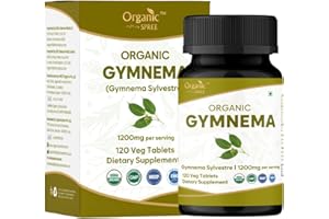 ORGANIC SPREE Gymnema 120 Tablets – USDA Organic Gymnema Sylvestre Supplement